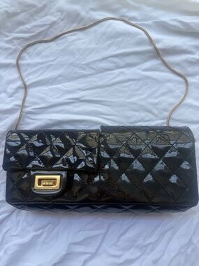 Chanel reversible reissue double flap bag